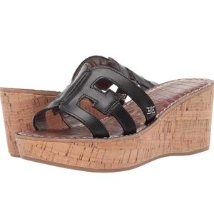Sam eldeman regis heeled sandal wedge